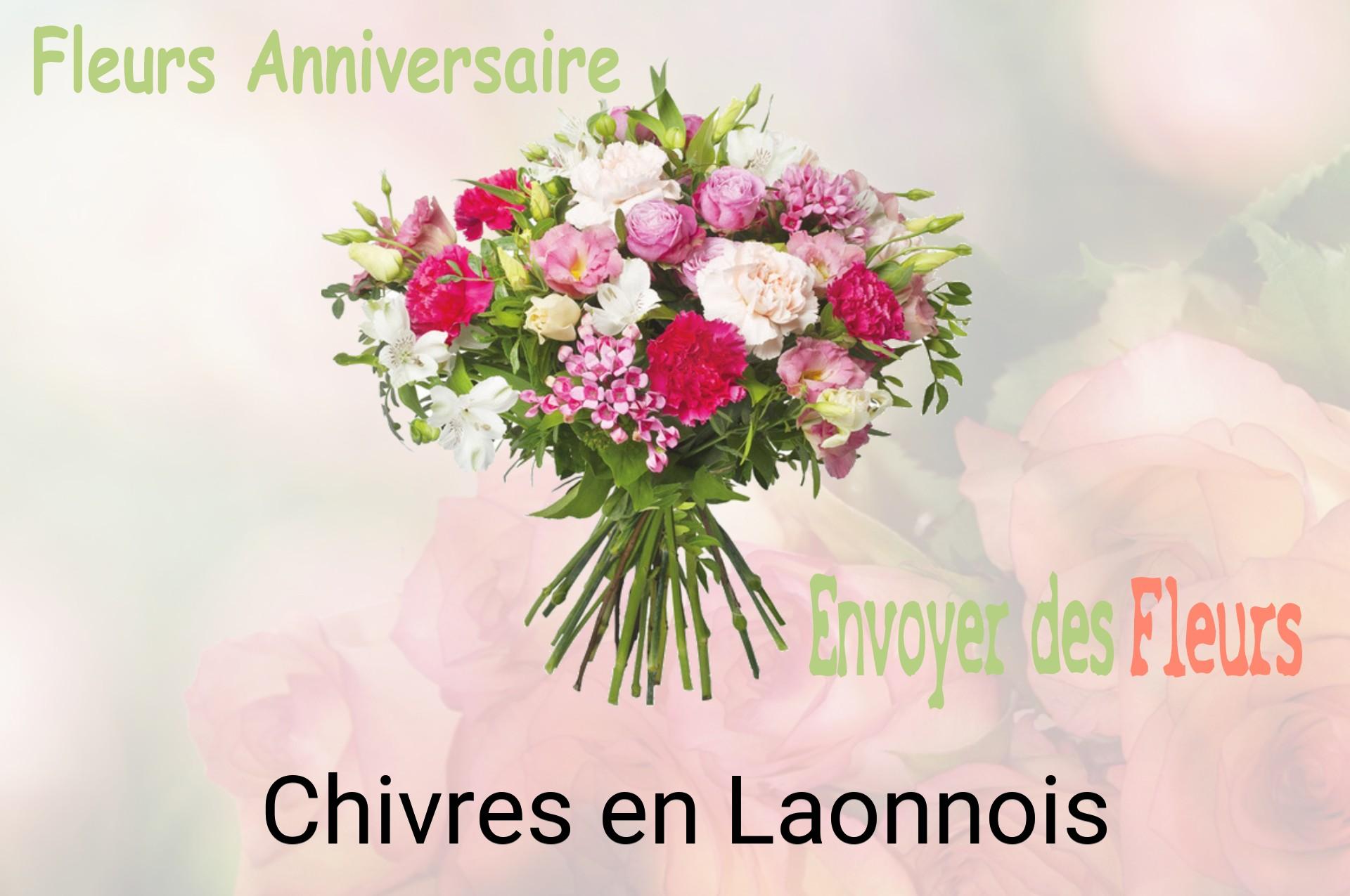 Bouquet de fleurs d’anniversaire livré à Chivres-en-Laonnois