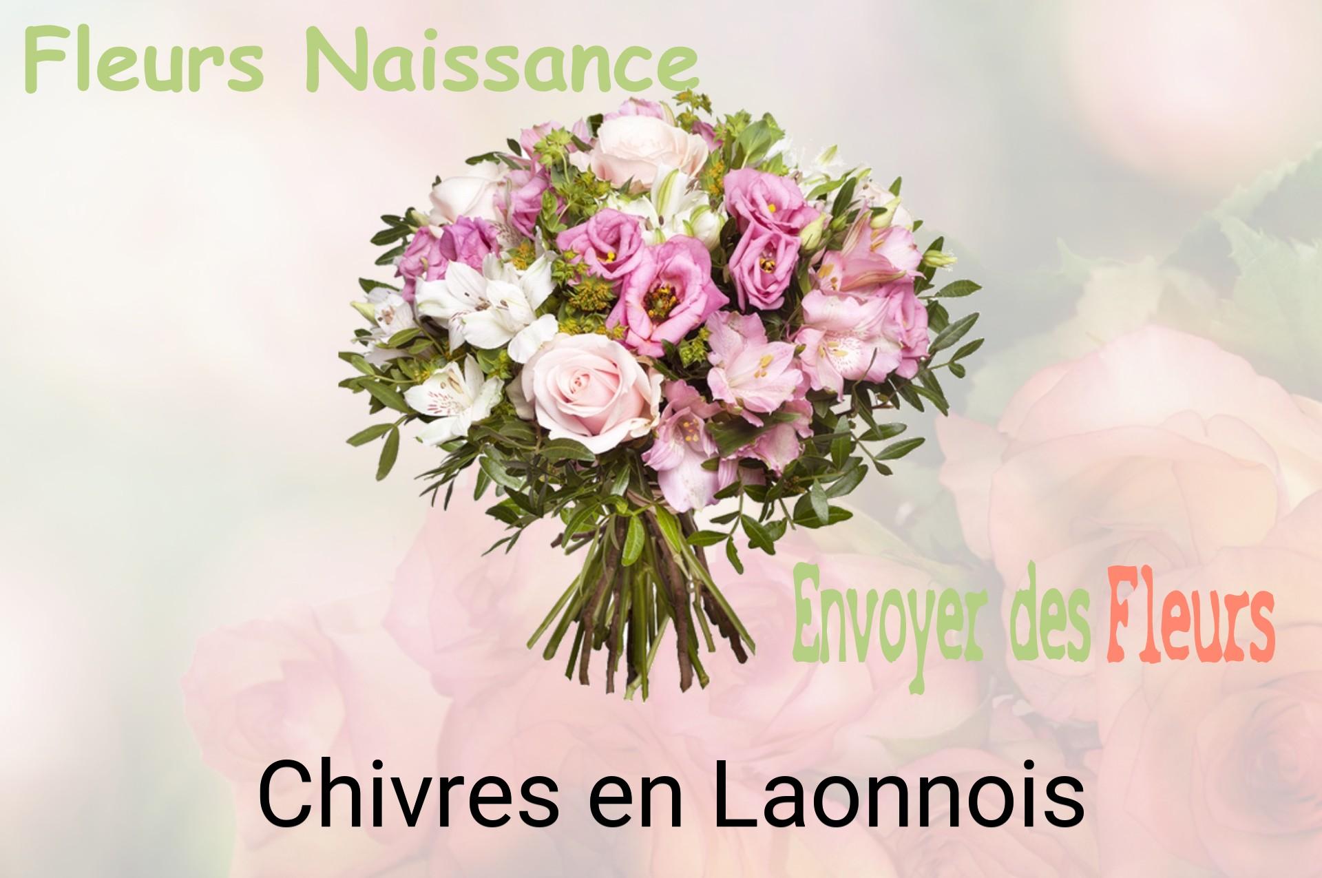 Bouquet de fleurs de naissance livré à Chivres-en-Laonnois